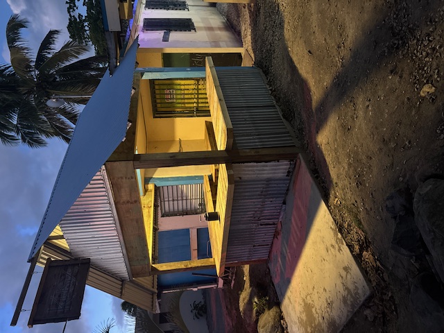 Exterior construction and storefront build in Vieques, Puerto Rico